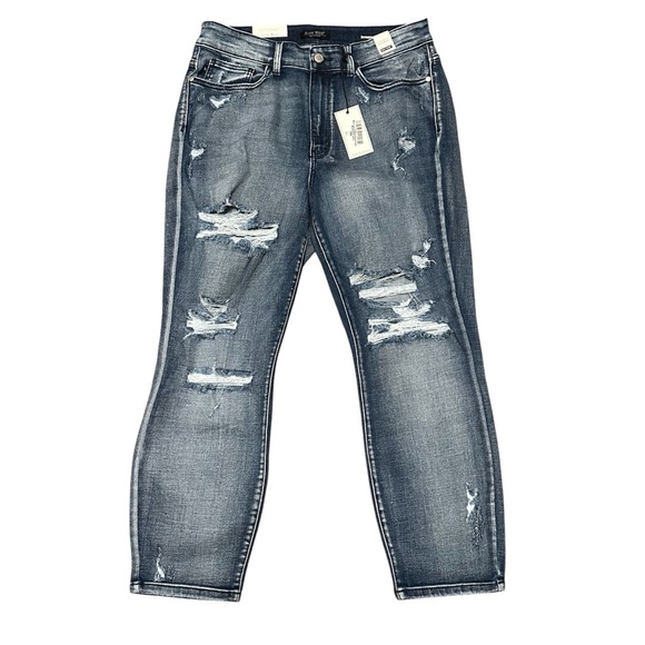 Judy Blue Other - Judy Blue Mary Lou Vintage Hi-Rise Stretch Destroyed Boyfriend Jeans Size 16W